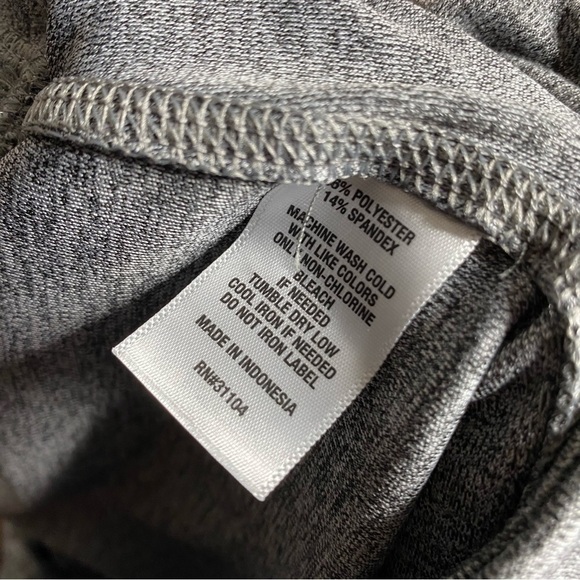 Zelos Gray Heathered Athletic Leggings - Picture 4 of 5